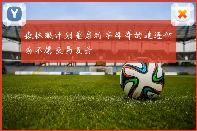 森林狼计划重启对字母哥的追逐但或不愿交易麦丹