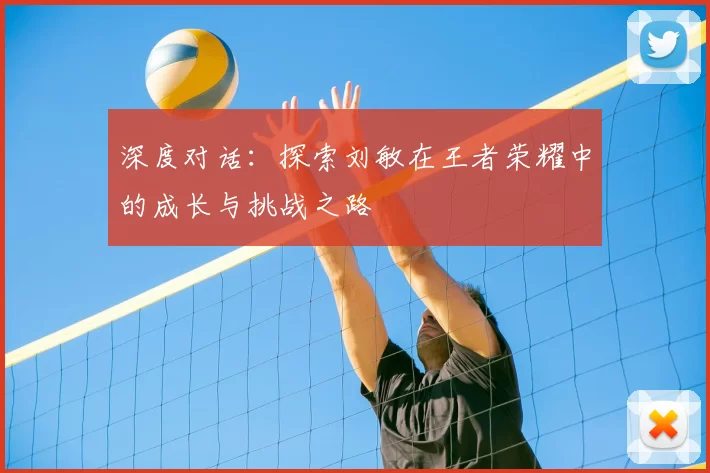 深度对话:探索刘敏在王者荣耀中的成长与挑战之路