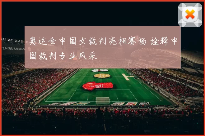 奥运会中国女裁判亮相赛场 诠释中国裁判专业风采