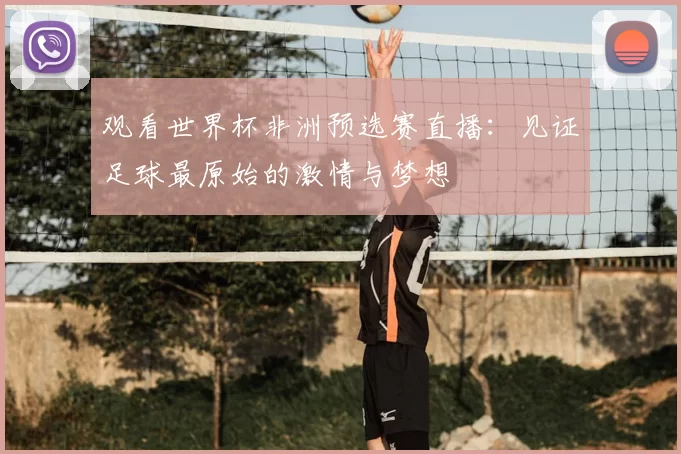 观看世界杯非洲预选赛直播:见证足球最原始的激情与梦想